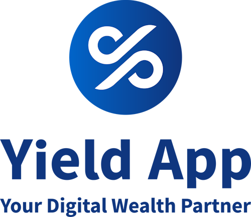 Yield App logo white
